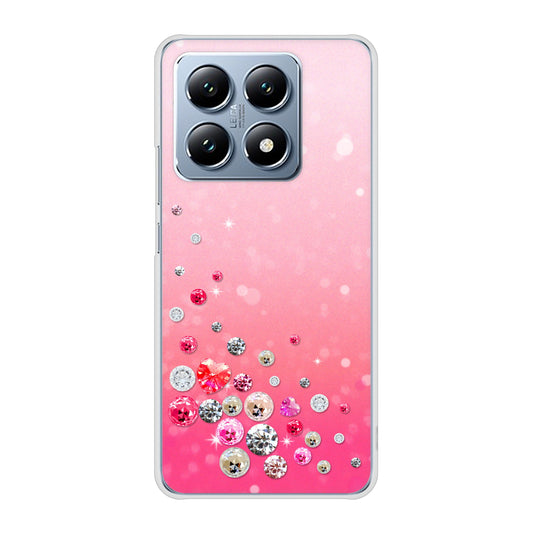 Xiaomi 14T XIG07 au 高画質仕上げ 背面印刷 ハードケーススワロデコ風プリント