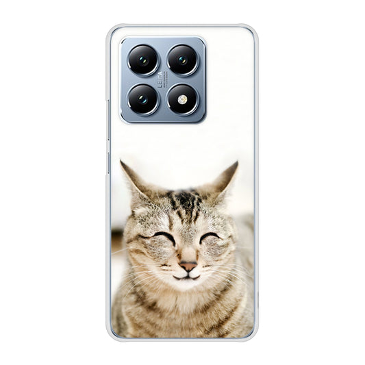 Xiaomi 14T XIG07 au 高画質仕上げ 背面印刷 ハードケース 【VA801 笑福ねこ】