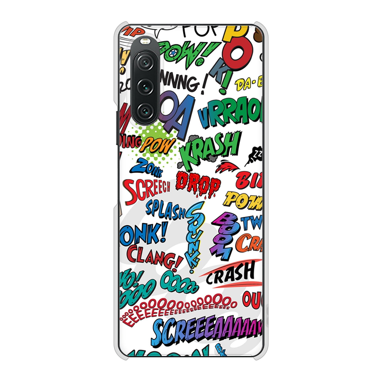 Xperia 10 V XQ-DC44 高画質仕上げ 背面印刷 ハードケース 【271 アメリカン キャッチコピー】