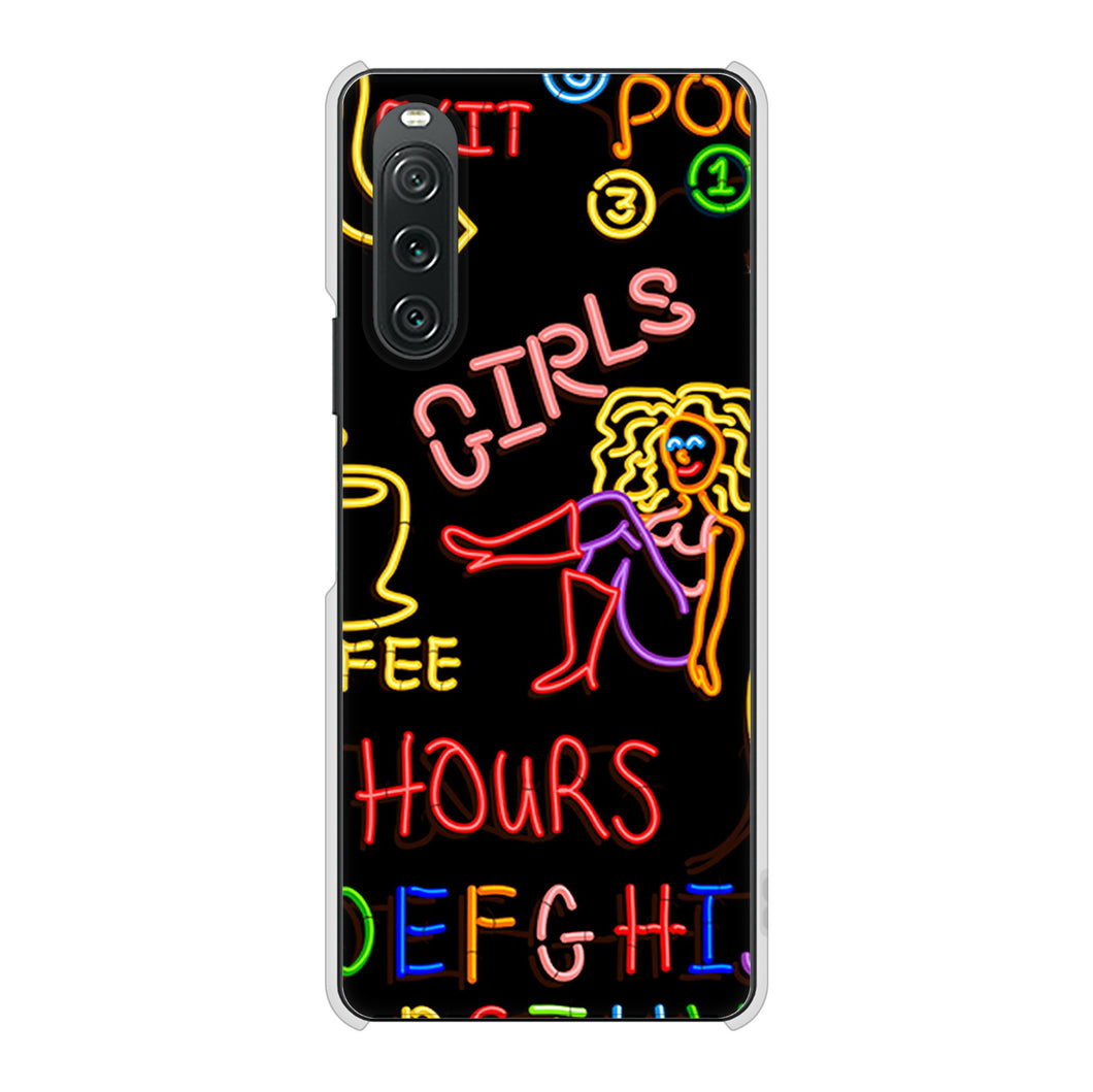 Xperia 10 V XQ-DC44 高画質仕上げ 背面印刷 ハードケース 【284 カジノ】