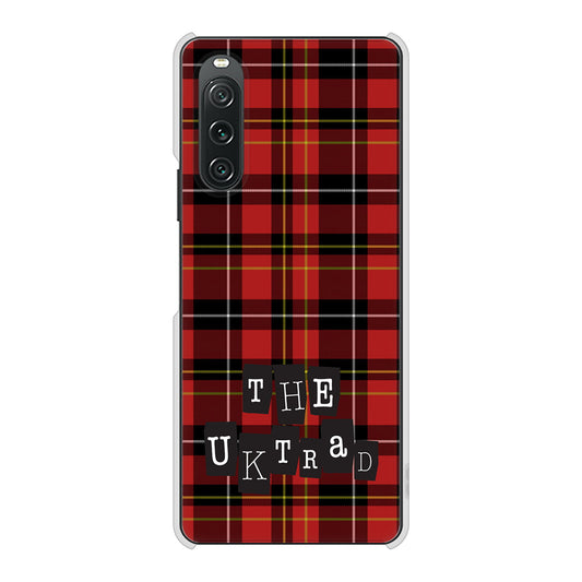 Xperia 10 V XQ-DC44 高画質仕上げ 背面印刷 ハードケース 【547 THEチェック】