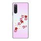 Xperia 10 V XQ-DC44 高画質仕上げ 背面印刷 ハードケース和花柄