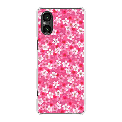 Xperia 5 V XQ-DE44 高画質仕上げ 背面印刷 ハードケースリバティプリント