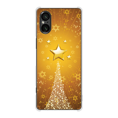 Xperia 5 V XQ-DE44 高画質仕上げ 背面印刷 ハードケースクリスマス