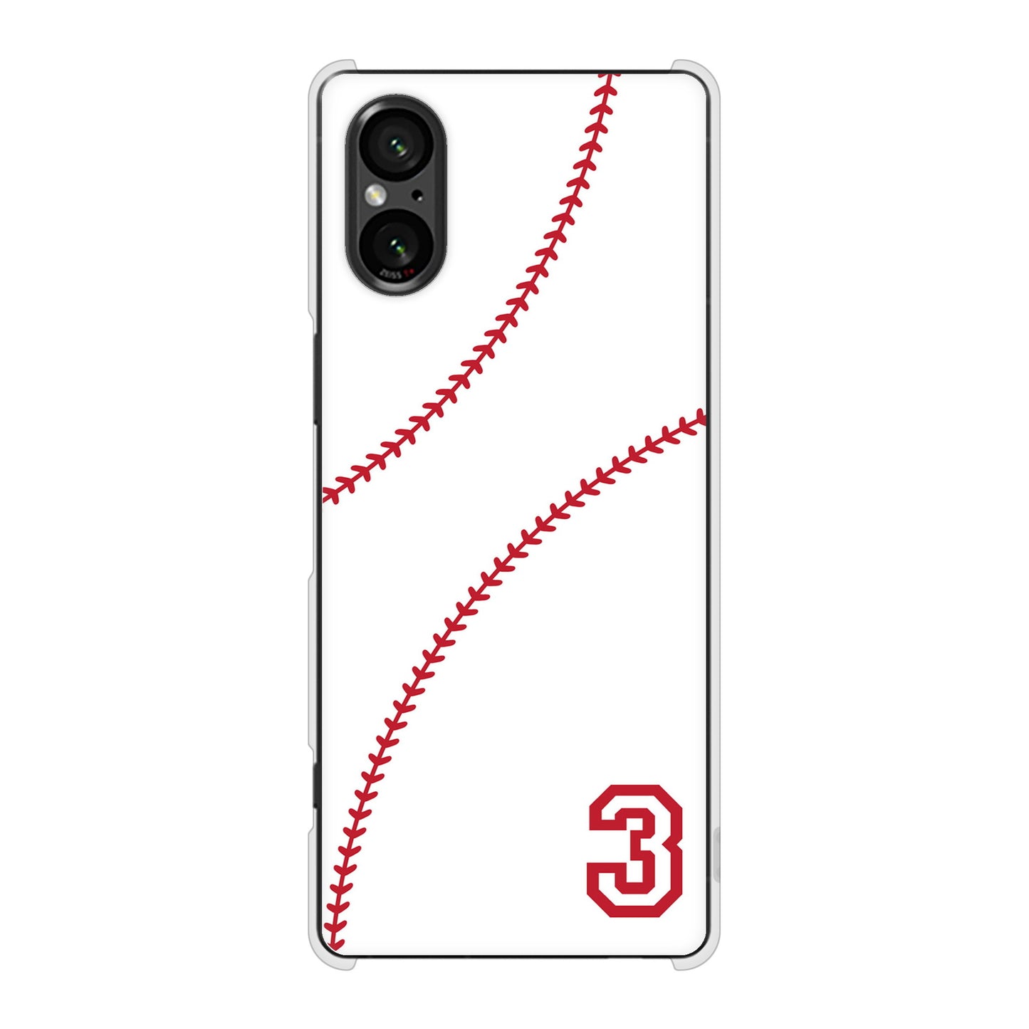 Xperia 5 V XQ-DE44 高画質仕上げ 背面印刷 ハードケースbaseball