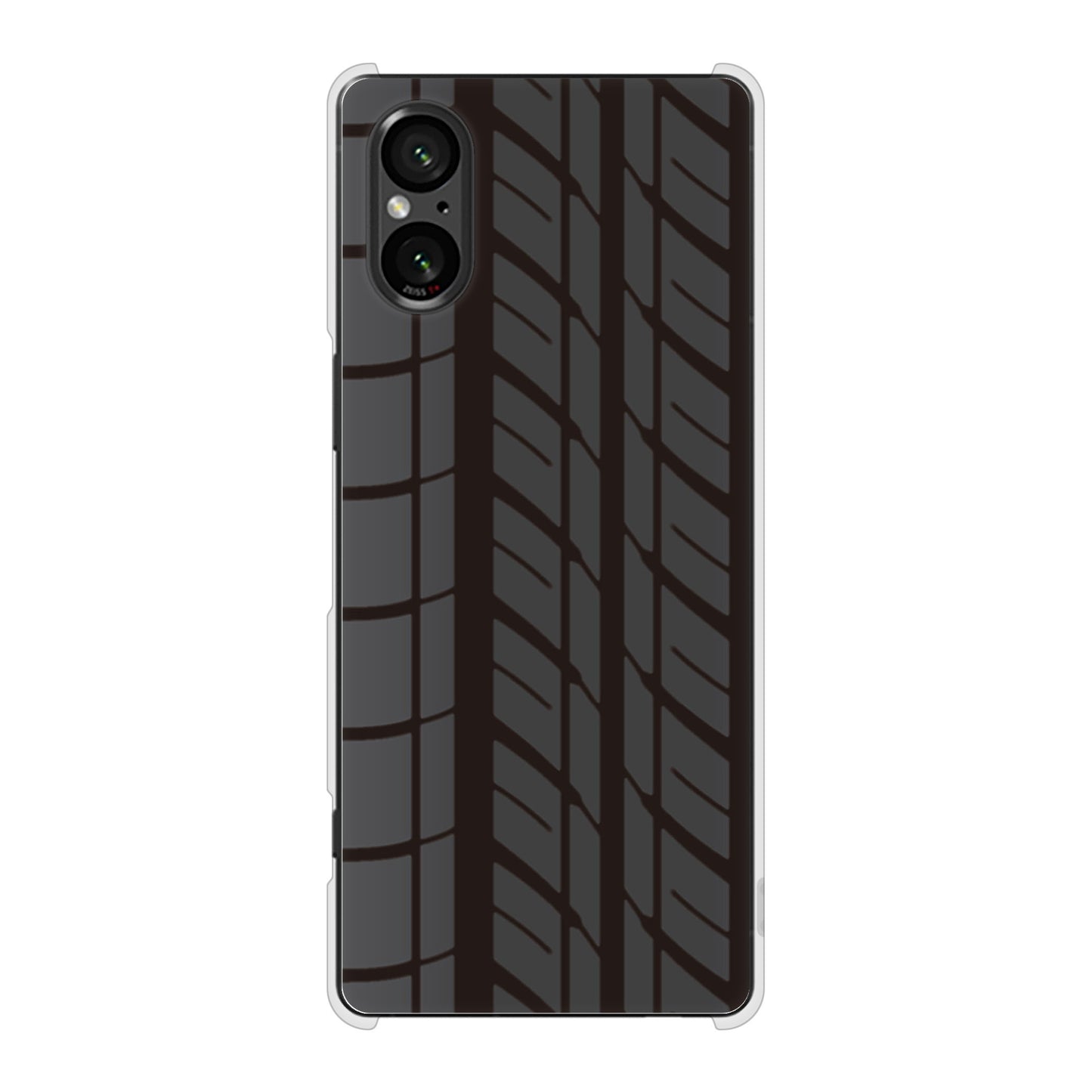 Xperia 5 V XQ-DE44 高画質仕上げ 背面印刷 ハードケース 【IB931 タイヤ】