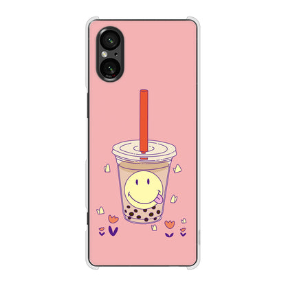 Xperia 5 V XQ-DE44 高画質仕上げ 背面印刷 ハードケーススイーツイラスト