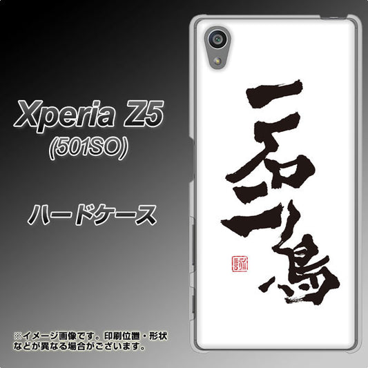 SoftBank エクスペリアZ5 501SO 高画質仕上げ 背面印刷 ハードケース【OE844 一石二鳥】