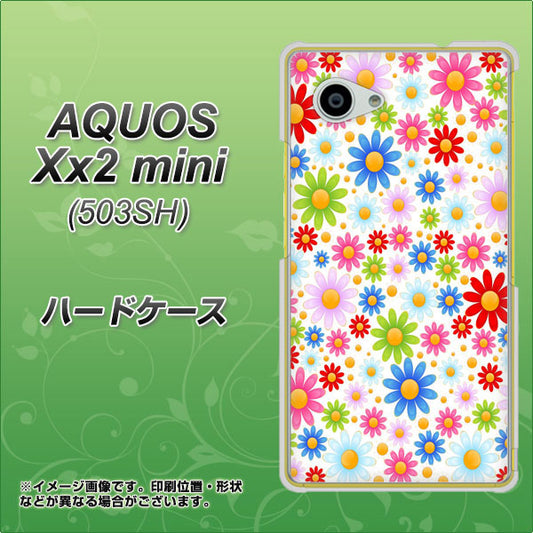 SoftBank アクオス Xx2 mini 503SH 高画質仕上げ 背面印刷 ハードケース【606 マーガレット】