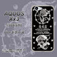 SoftBank アクオス Xx3 506SH 高画質仕上げ 背面印刷 ハードケース【AG839 苺風雷神（黒）】