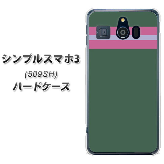 Softbank シンプルスマホ3 509SH 高画質仕上げ 背面印刷 ハードケース【YC936 アバルト07】