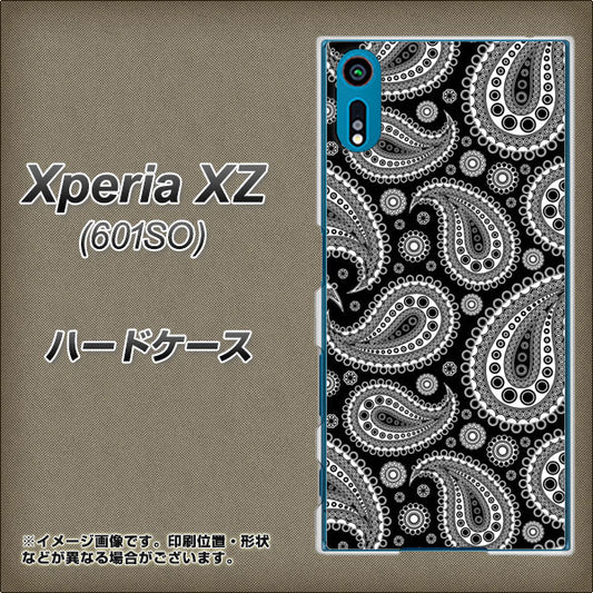 softbank エクスペリアXZ 601SO 高画質仕上げ 背面印刷 ハードケース【421 ベイズリー】