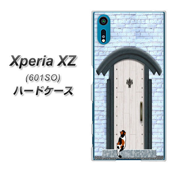softbank エクスペリアXZ 601SO 高画質仕上げ 背面印刷 ハードケース【YA951 石ドア01】
