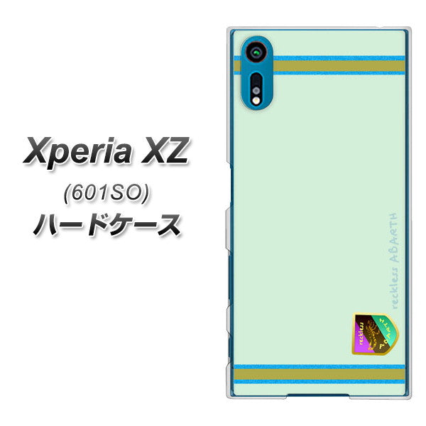 softbank エクスペリアXZ 601SO 高画質仕上げ 背面印刷 ハードケース【YC938 アバルト09】