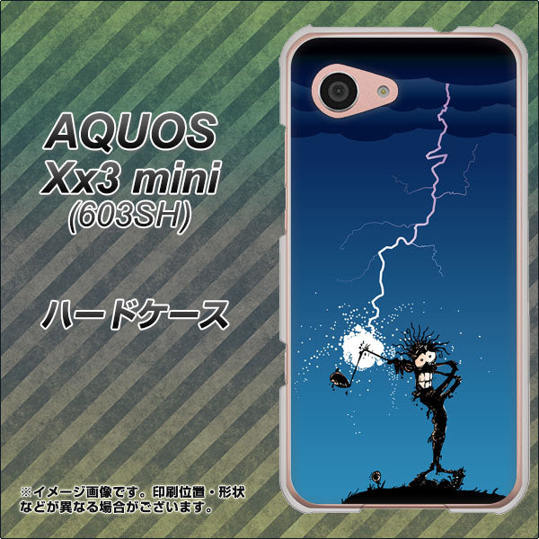 SoftBank アクオス Xx3 mini 603SH 高画質仕上げ 背面印刷 ハードケース【417 ゴルファーの苦難】