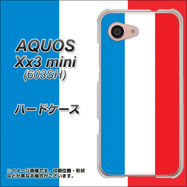 SoftBank アクオス Xx3 mini 603SH 高画質仕上げ 背面印刷 ハードケース【673 フランス】