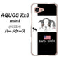 SoftBank アクオス Xx3 mini 603SH 高画質仕上げ 背面印刷 ハードケース【YD854 ボストンテリア05】