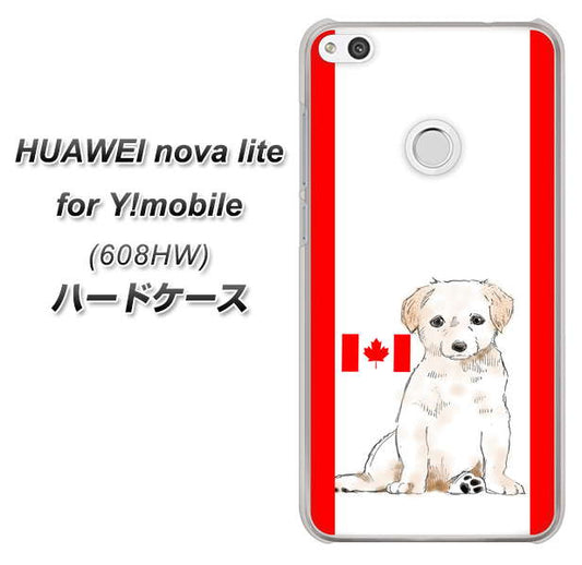 HUAWEI nova lite for Y!mobile 608HW 高画質仕上げ 背面印刷 ハードケース【YD824 ラブラドールレトリバー05】
