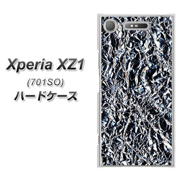 SoftBank エクスペリア XZ1 701SO 高画質仕上げ 背面印刷 ハードケース【EK835  スタイリッシュアルミシルバー】