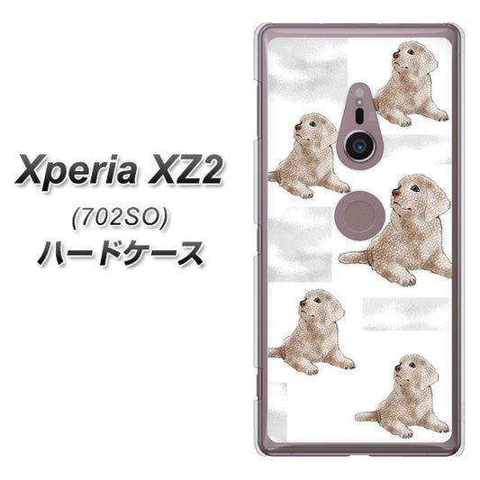 SoftBank エクスペリア XZ2 702SO 高画質仕上げ 背面印刷 ハードケース【YD823 ラブラドールレトリバー04】