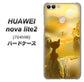 SoftBank HUAWEI nova lite 2 704HW 高画質仕上げ 背面印刷 ハードケース【400 たそがれの猫】