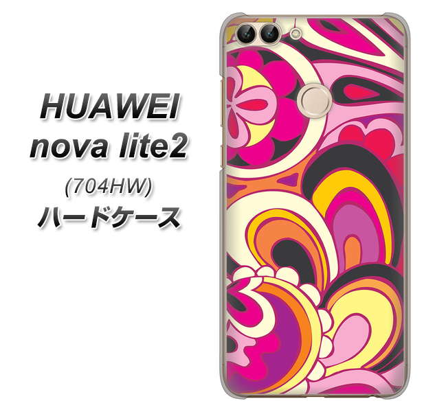 SoftBank HUAWEI nova lite 2 704HW 高画質仕上げ 背面印刷 ハードケース【586 ブローアップカラー】