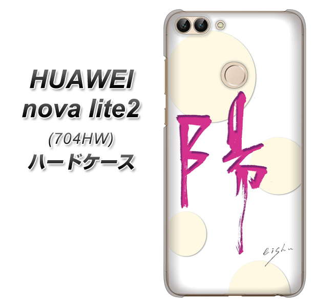 SoftBank HUAWEI nova lite 2 704HW 高画質仕上げ 背面印刷 ハードケース【OE833 陽】