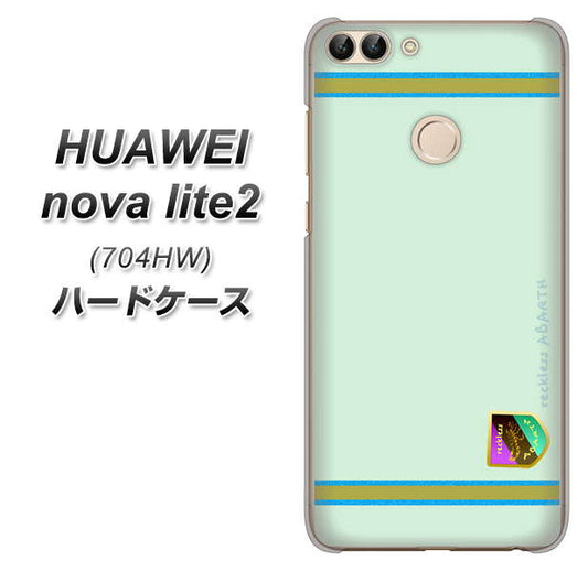 SoftBank HUAWEI nova lite 2 704HW 高画質仕上げ 背面印刷 ハードケース【YC938 アバルト09】