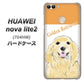 SoftBank HUAWEI nova lite 2 704HW 高画質仕上げ 背面印刷 ハードケース【YD827 ゴールデンレトリバー03】