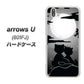 softbank arrows U 801FJ 高画質仕上げ 背面印刷 ハードケース【342 月夜の二人】