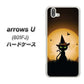 softbank arrows U 801FJ 高画質仕上げ 背面印刷 ハードケース【440 猫の魔法使い】