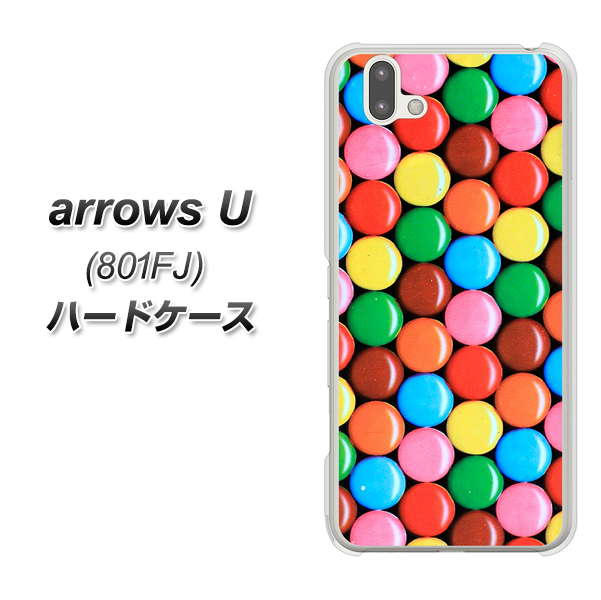 softbank arrows U 801FJ 高画質仕上げ 背面印刷 ハードケース【448 マーブルチョコ】