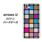 softbank arrows U 801FJ 高画質仕上げ 背面印刷 ハードケース【509 カラースクエア】