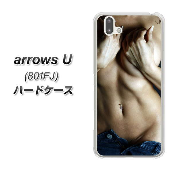 softbank arrows U 801FJ 高画質仕上げ 背面印刷 ハードケース【602 ボディライン】