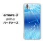 softbank arrows U 801FJ 高画質仕上げ 背面印刷 ハードケース【1048 海の守り神イルカ】