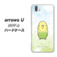 softbank arrows U 801FJ 高画質仕上げ 背面印刷 ハードケース【SC838 セキセイインコ グリーン】