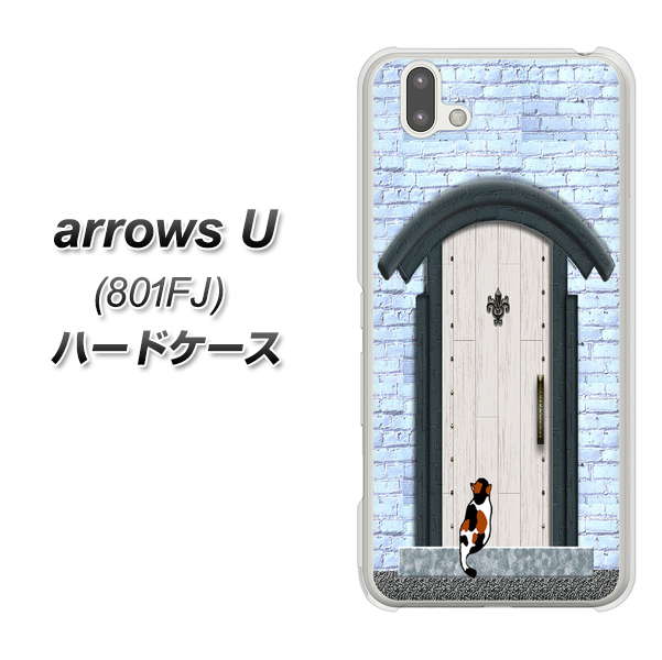 softbank arrows U 801FJ 高画質仕上げ 背面印刷 ハードケース【YA951 石ドア01】