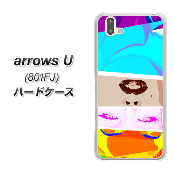 softbank arrows U 801FJ 高画質仕上げ 背面印刷 ハードケース【YJ211 マリリンモンローデザイン（D）】