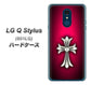 Y!mobile LG Q Stylus 801LG 高画質仕上げ 背面印刷 ハードケース【249 クロスレッド】