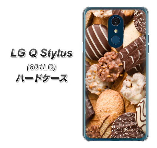 Y!mobile LG Q Stylus 801LG 高画質仕上げ 背面印刷 ハードケース【442 クッキー mix】