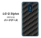 Y!mobile LG Q Stylus 801LG 高画質仕上げ 背面印刷 ハードケース【461 カーボン】