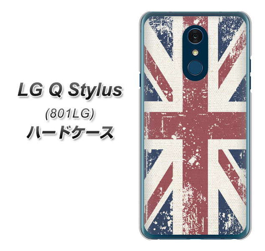 Y!mobile LG Q Stylus 801LG 高画質仕上げ 背面印刷 ハードケース【506 ユニオンジャック ビンテージ】
