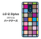 Y!mobile LG Q Stylus 801LG 高画質仕上げ 背面印刷 ハードケース【509 カラースクエア】
