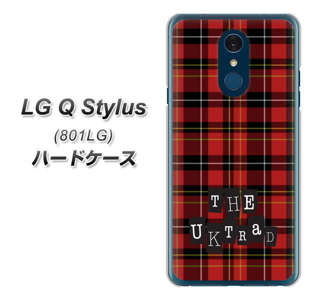 Y!mobile LG Q Stylus 801LG 高画質仕上げ 背面印刷 ハードケース【547 THEチェック】