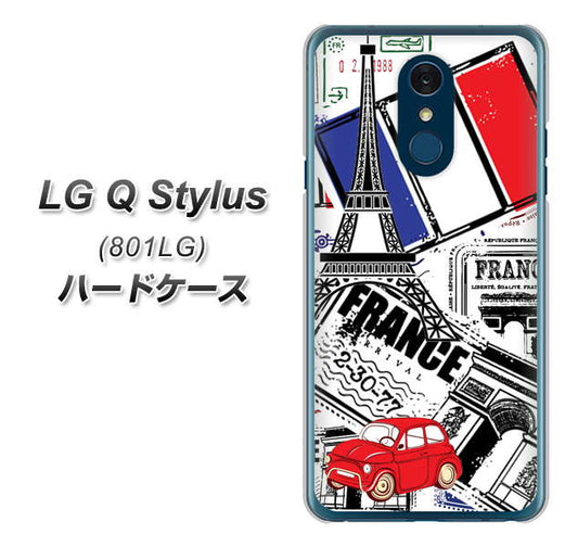 Y!mobile LG Q Stylus 801LG 高画質仕上げ 背面印刷 ハードケース【599 フランスの街角】