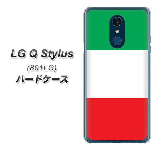 Y!mobile LG Q Stylus 801LG 高画質仕上げ 背面印刷 ハードケース【676 イタリア】
