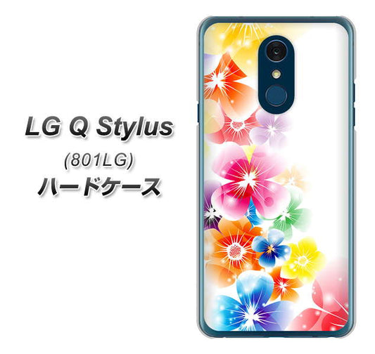 Y!mobile LG Q Stylus 801LG 高画質仕上げ 背面印刷 ハードケース【1209 光と花】