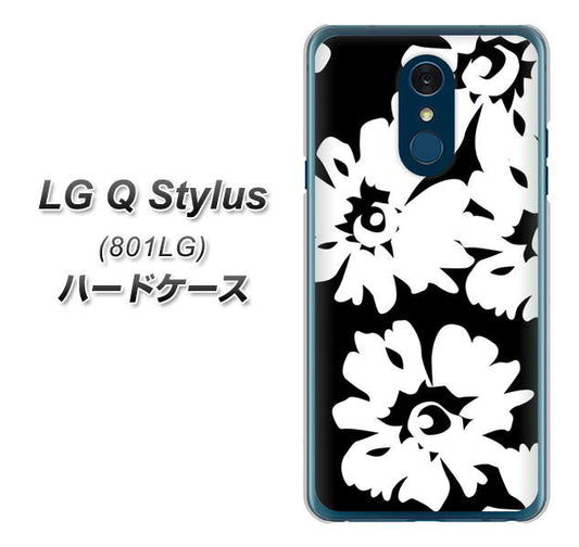 Y!mobile LG Q Stylus 801LG 高画質仕上げ 背面印刷 ハードケース【1215 モダンフラワー】