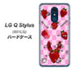 Y!mobile LG Q Stylus 801LG 高画質仕上げ 背面印刷 ハードケース【AG832 苺パンク（ピンク）】