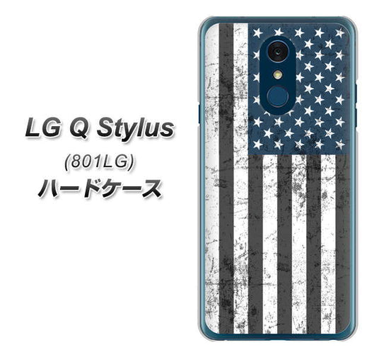 Y!mobile LG Q Stylus 801LG 高画質仕上げ 背面印刷 ハードケース【EK864 アメリカンフラッグビンテージ】